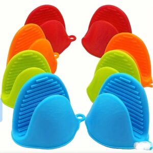 1 Pair of Silicone Hot Pot Holder Gloves