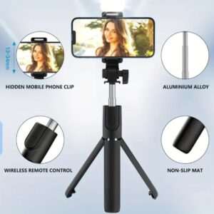 700mm Retractable Selfie Stick with Remote Control