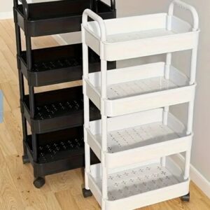 4 Layers Movable Trolley