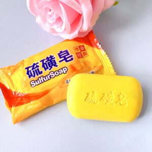 2pcs Shang'an Authentic Sulfur Soap 75g.  Highly Effective Antifungal, Antibacterial.